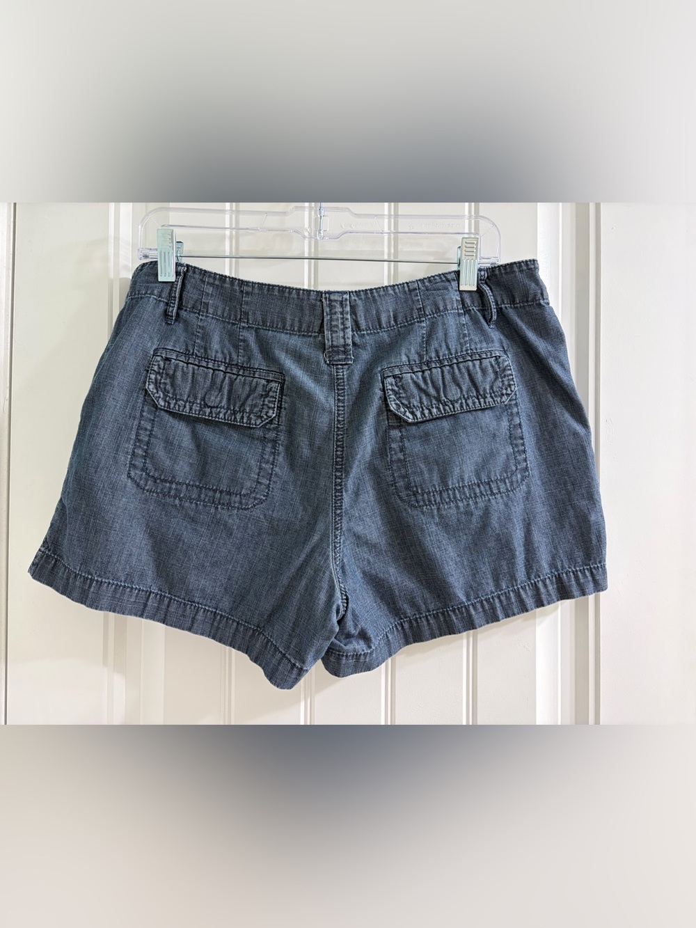 New York & CoDark Wash Utility DenimShorts 12 Vintage 90’s Style Casual Utility - Picture 5 of 8